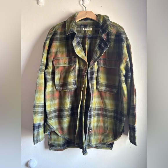 NWOT Free People Izzy Cargo Jacket in Olive Combo Small - Picture 4 of 6